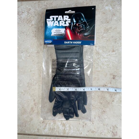 BOYS STAR WARS DARTH VADER GLOVE HALLOWEEN COSTUME JWC3025 NEW - Picture 2 of 4